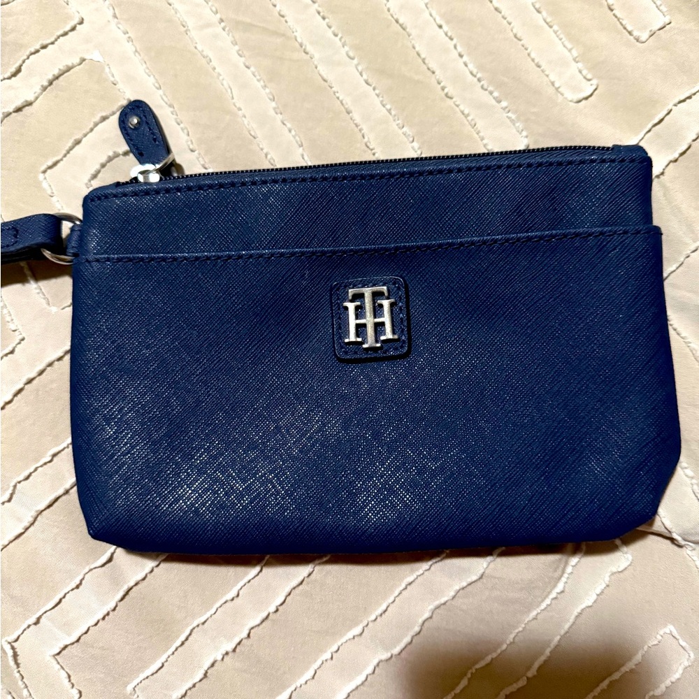Tommy Hilfiger Navy Clutch